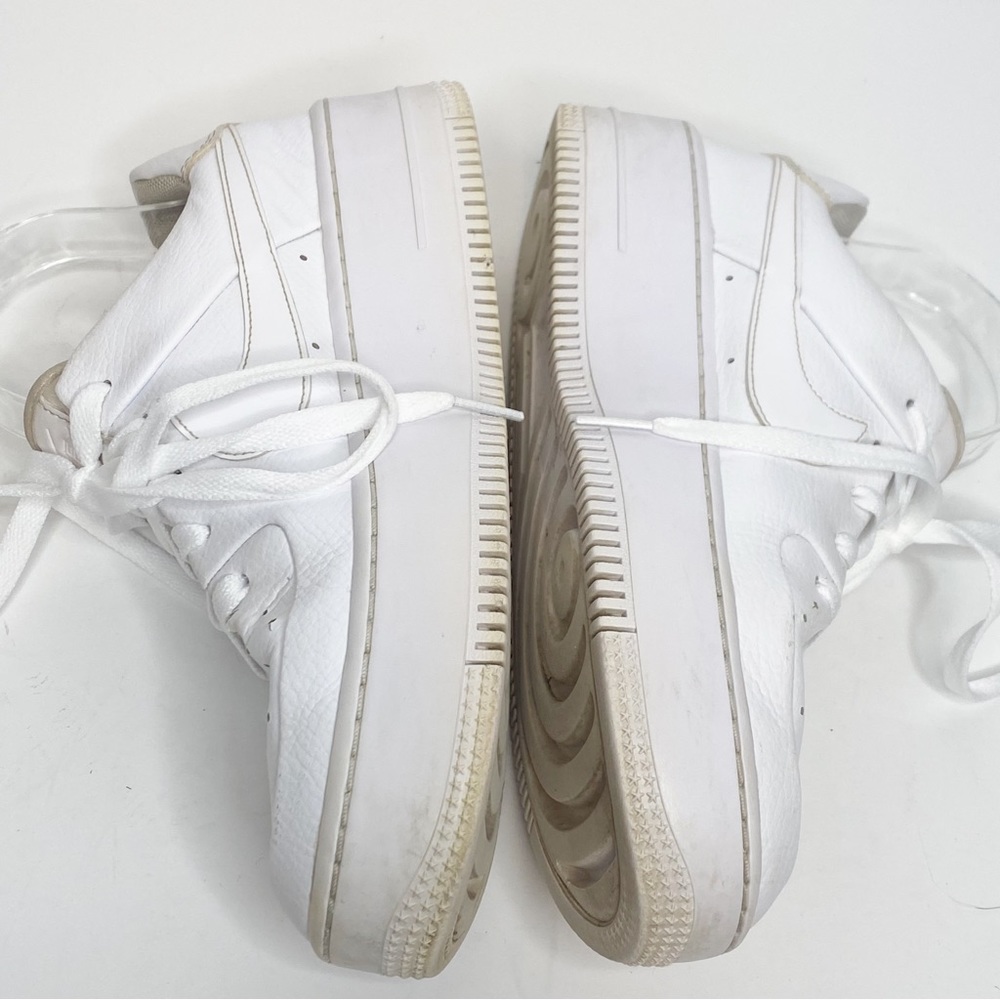 Nike Women's White Sneakers Air Force 1s - Picture 5 of 9